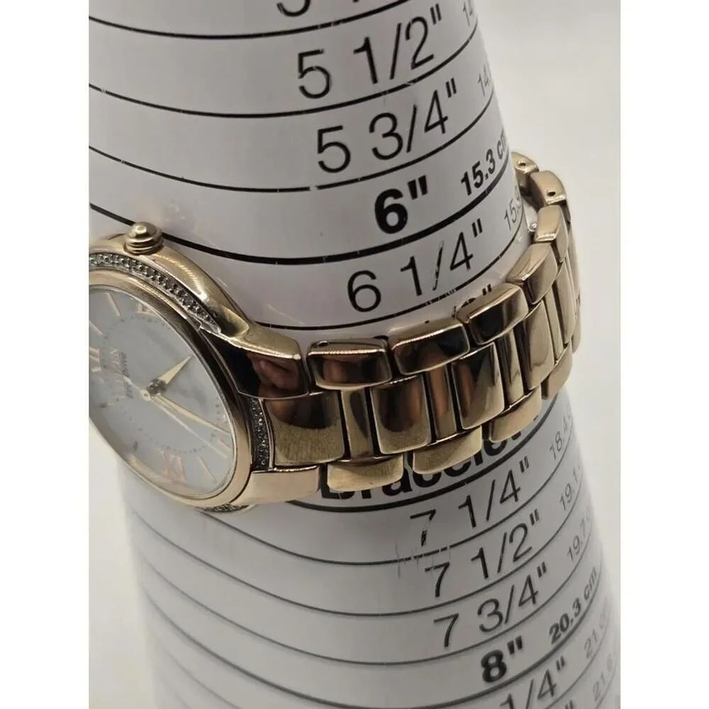 Citizen Eco-Drive Ciena Diamond Rose Gold Ladies' 35mm Watch. 6.75
